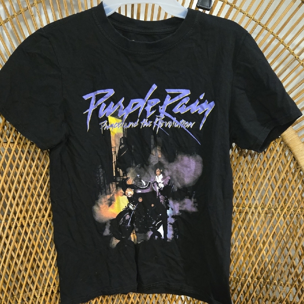 Prince T-Shirt - Black and Purple